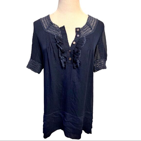 C. Luce Navy Mini Dress Sz M - Picture 1 of 7